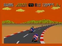 une photo d'Ã©cran de Hang On sur Sega Master System